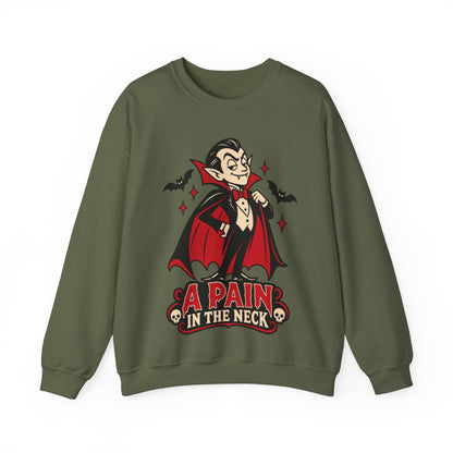 'A Pain in the Neck' Vampire Crewneck Sweatshirt