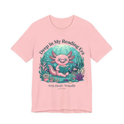 "Deep in My Reading Era" Axolotl Graphic T-Shirt