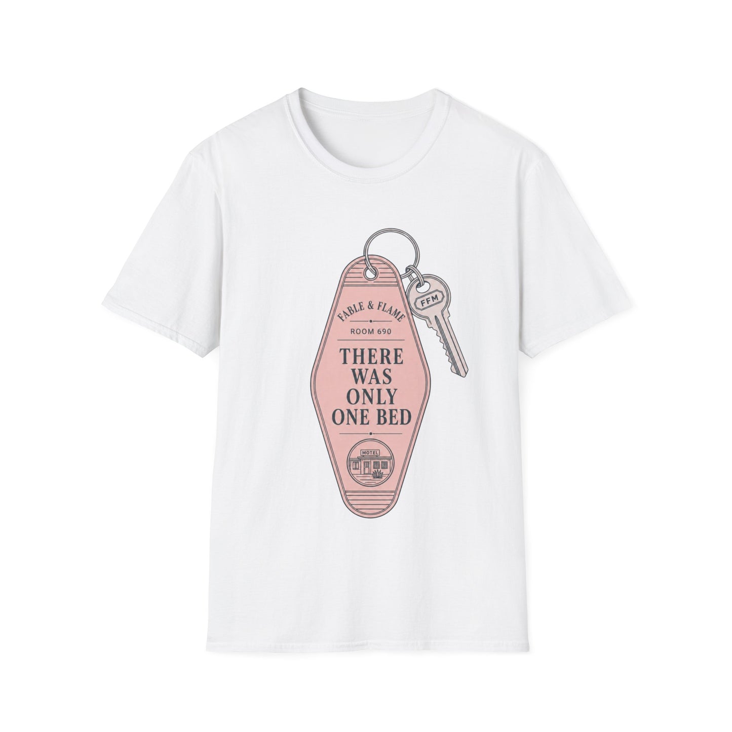 Vintage Motel Key Tag Graphic T-Shirt