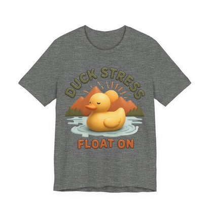 Duck Stress Float On 3D Art Graphic T-Shirt