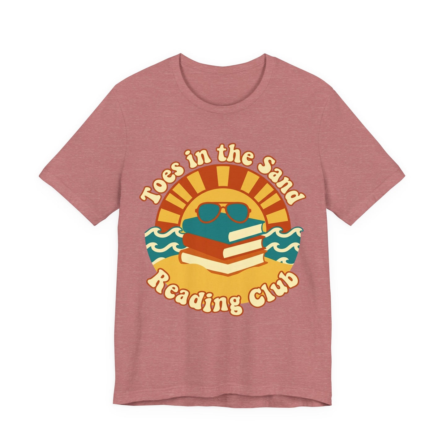Toes in the Sand Reading Club Graphic T‑Shirt