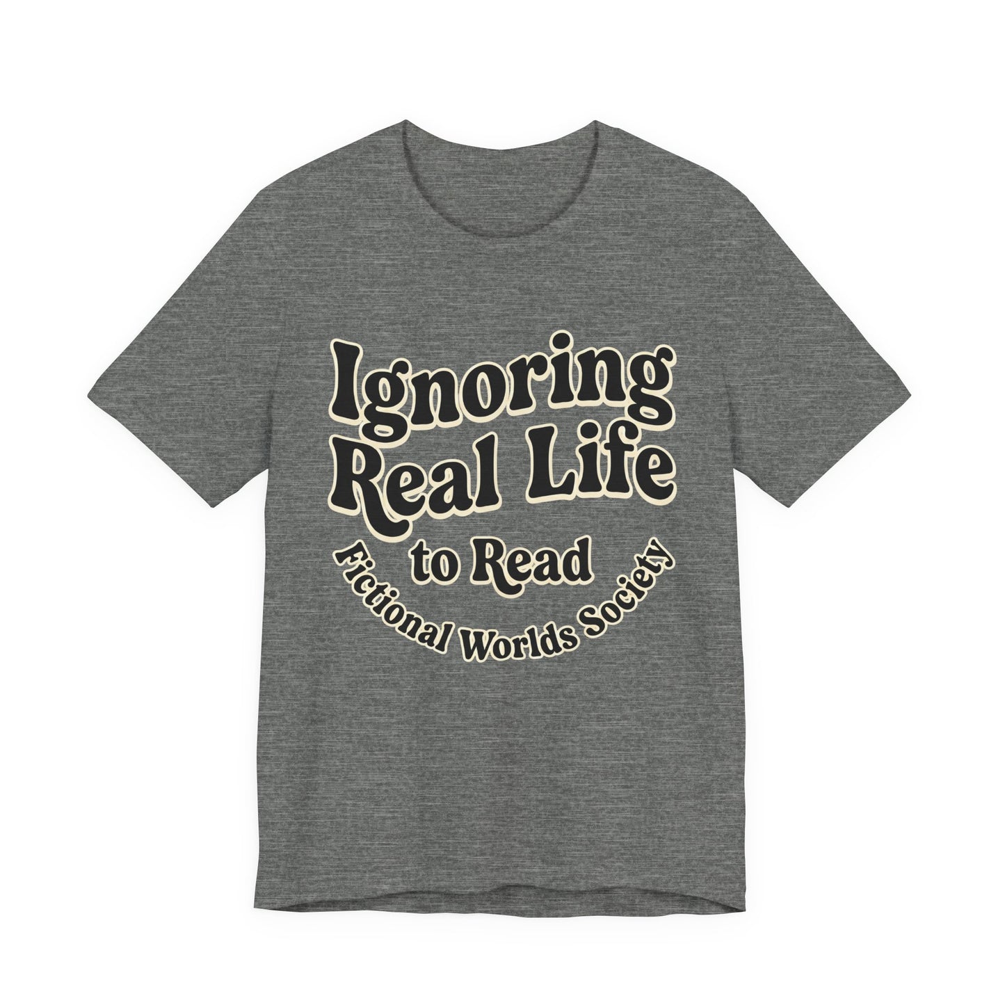 Ignoring Real Life to Read Graphic T-Shirt