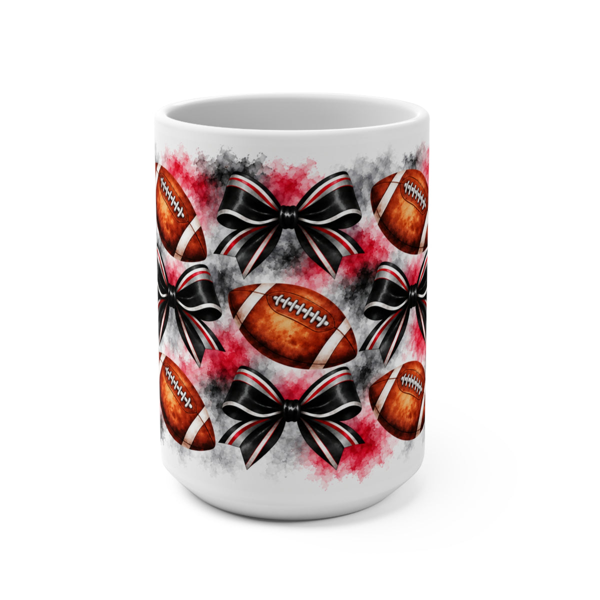 Atlanta Football Team - Balls & Bows 15oz Ceramic Mug