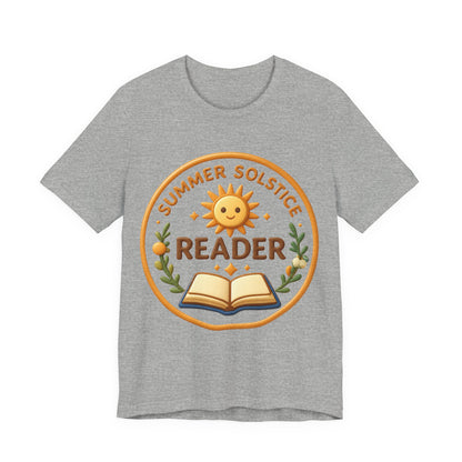 Summer Solstice Reader 3D Art Graphic T-Shirt