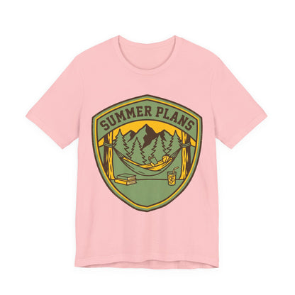 "Summer Plans" Hammock Camping Graphic T-Shirt