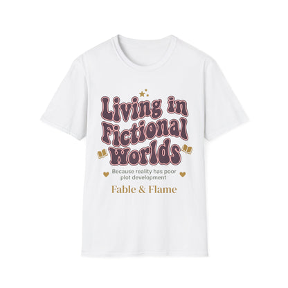 Living in Fictional Worlds Graphic T-Shirt
