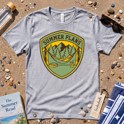 "Summer Plans" Hammock Camping Graphic T-Shirt