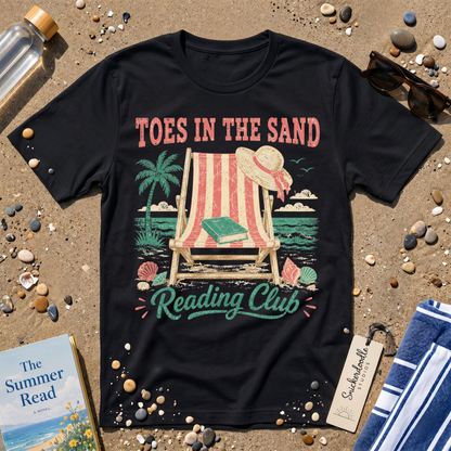 Vintage "Toes in the Sand" Distressed Graphic T-Shirt