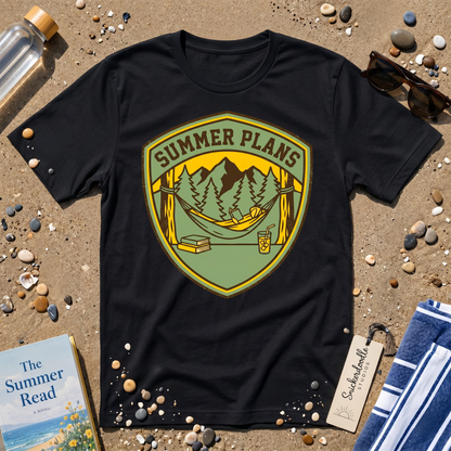 "Summer Plans" Hammock Camping Graphic T-Shirt