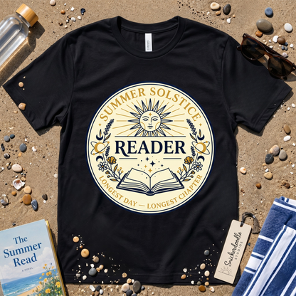 Mystical Summer Solstice Reader Graphic T‑Shirt