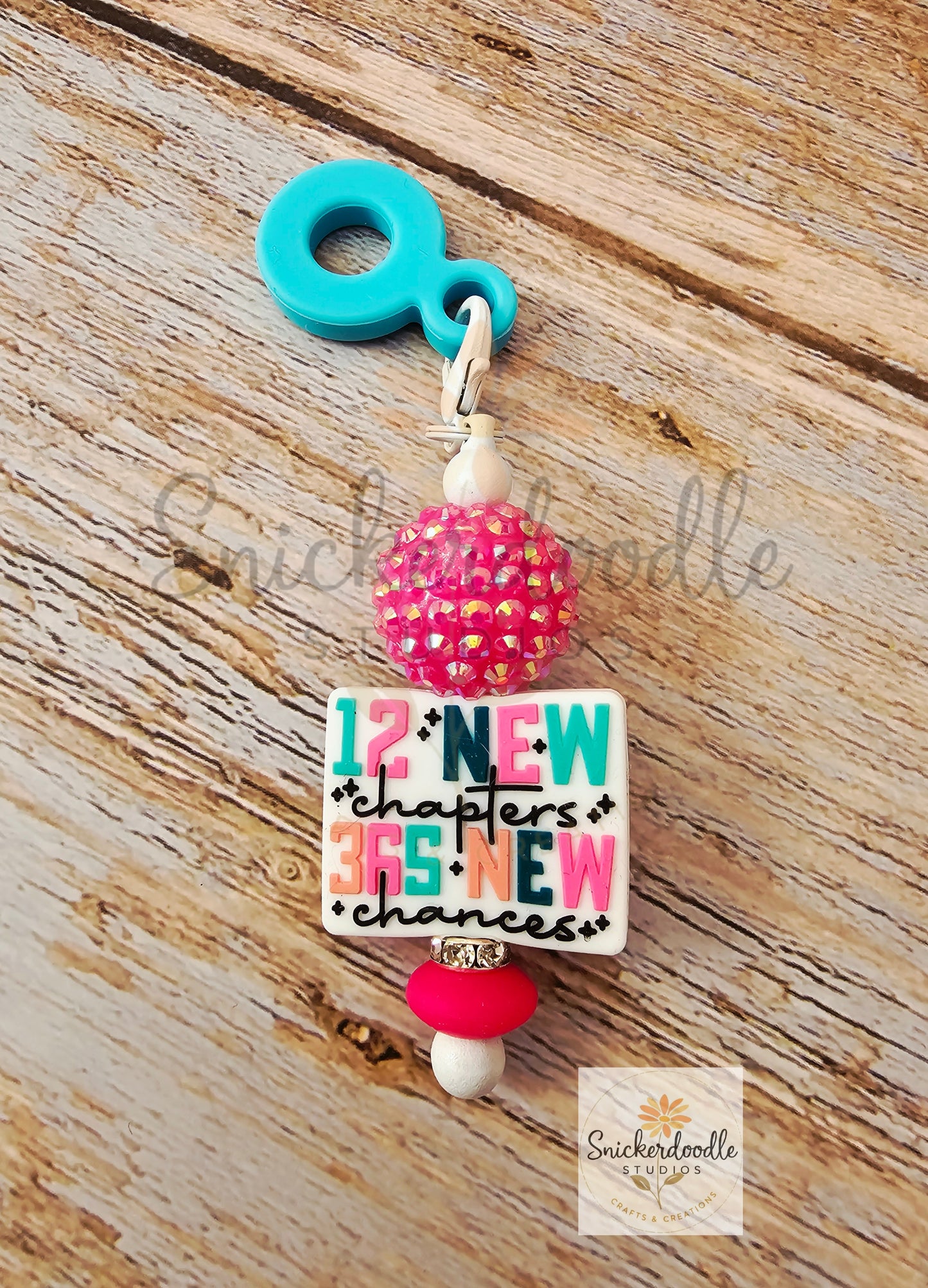 Chapters &Chances Straw Charm
