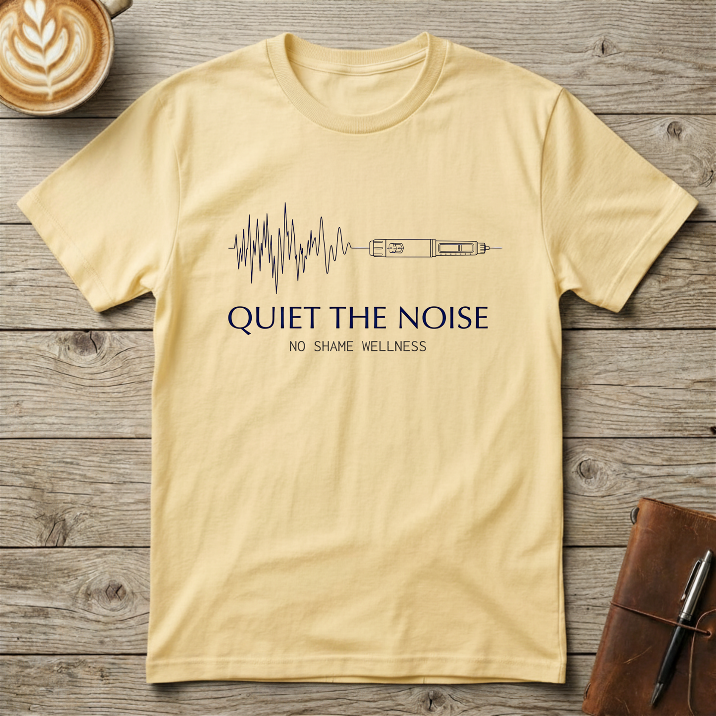 Quiet the Noise GLP-1 Graphic T-Shirt