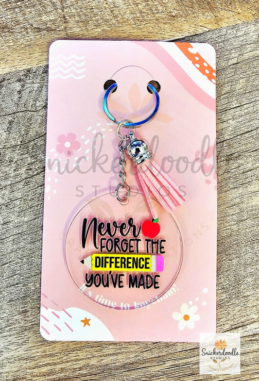 Difference Made Acrylic Keychain