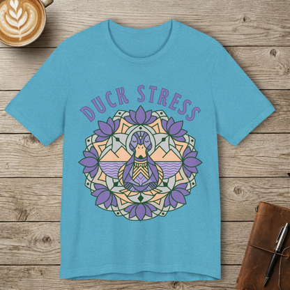 Duck Stress Mandala Graphic Shirt