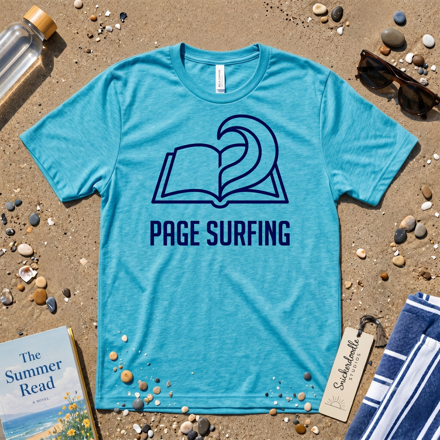 Minimalist Page Surfing  Graphic T-Shirt