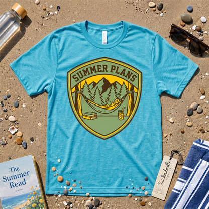 "Summer Plans" Hammock Camping Graphic T-Shirt