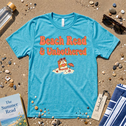 Beach Read & Unbothered Vacation Graphic T-Shirt