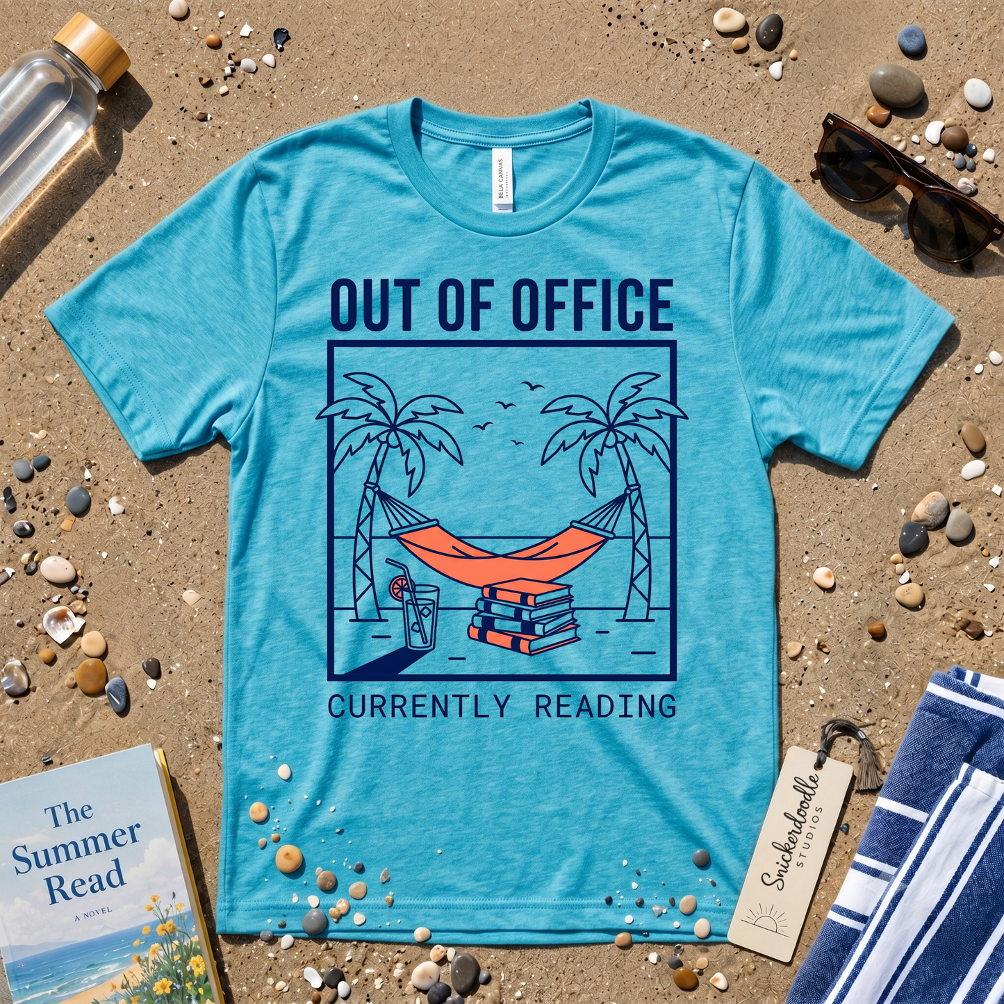 Minimalist Out of Office 'Currently Reading' Graphic T-Shirt