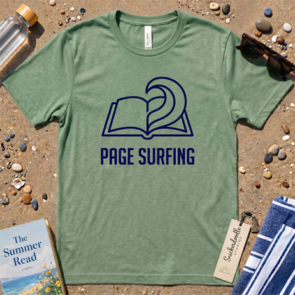 Minimalist Page Surfing  Graphic T-Shirt