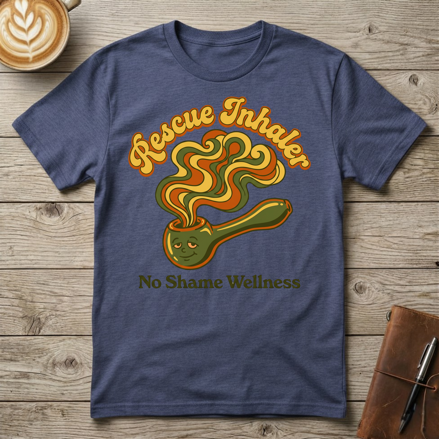 Rescue Inhaler T-Shirt — No Shame Wellness