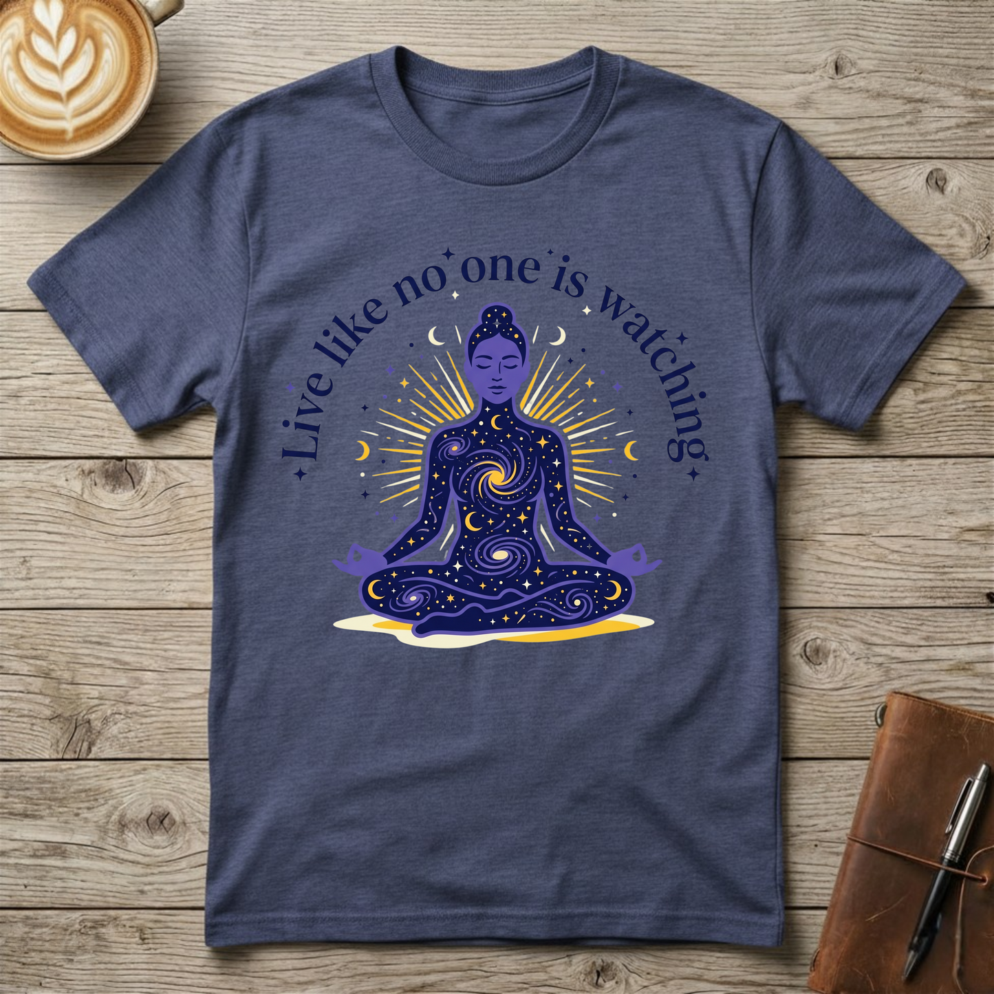 Celestial Meditation Graphic T-Shirt