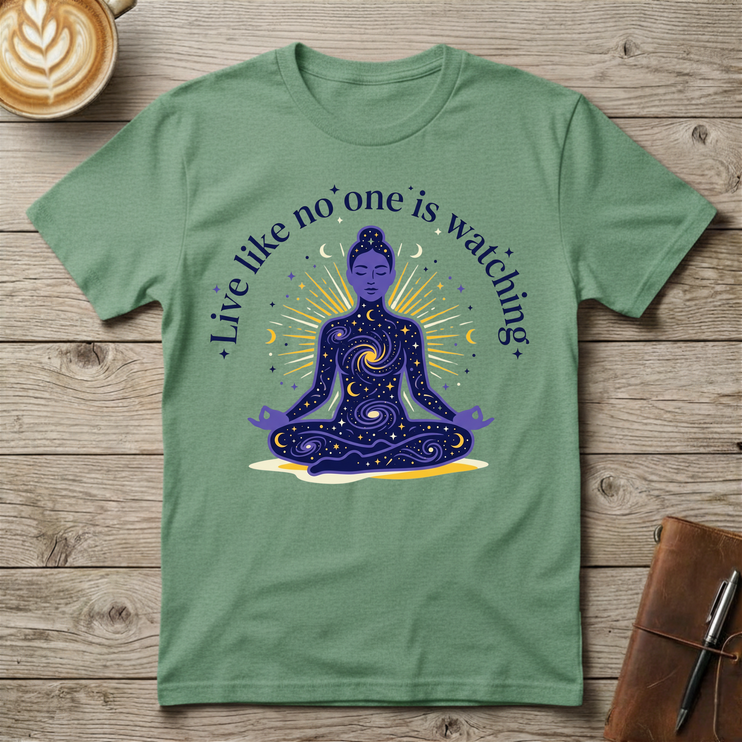 Celestial Meditation Graphic T-Shirt
