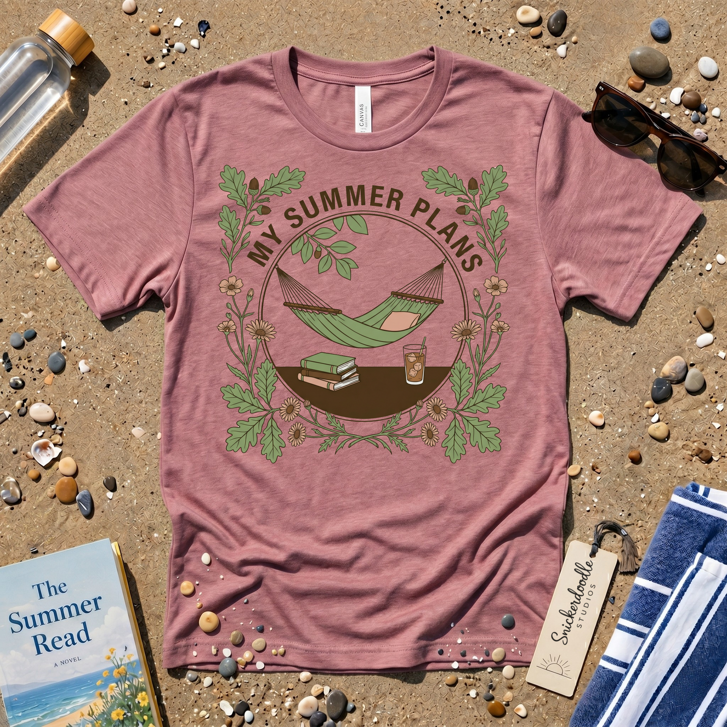 My Summer Plans Hammock Floral Graphic T-Shirt