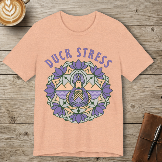 Duck Stress Mandala Graphic Shirt