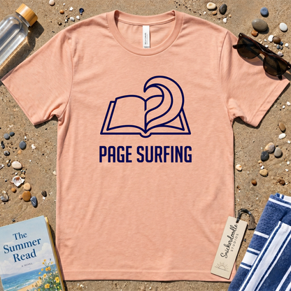 Minimalist Page Surfing  Graphic T-Shirt