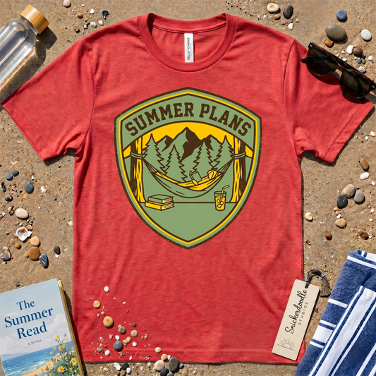 "Summer Plans" Hammock Camping Graphic T-Shirt