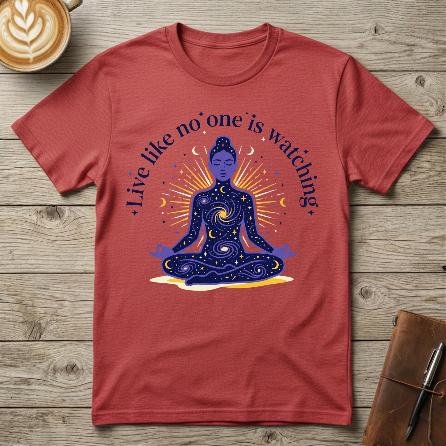 Celestial Meditation Graphic T-Shirt