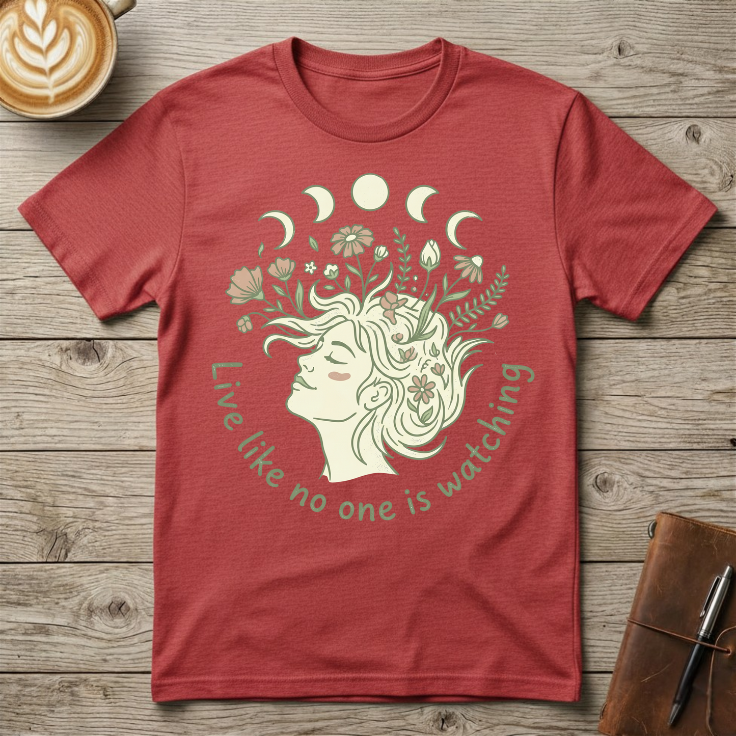 Live Like No One is Watching Graphic T‑Shirt