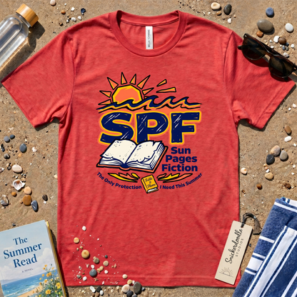 SPF Sun. Pages. Fiction. Graphic T‑Shirt