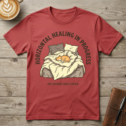 Horizontal Healing in Progress Graphic T-Shirt
