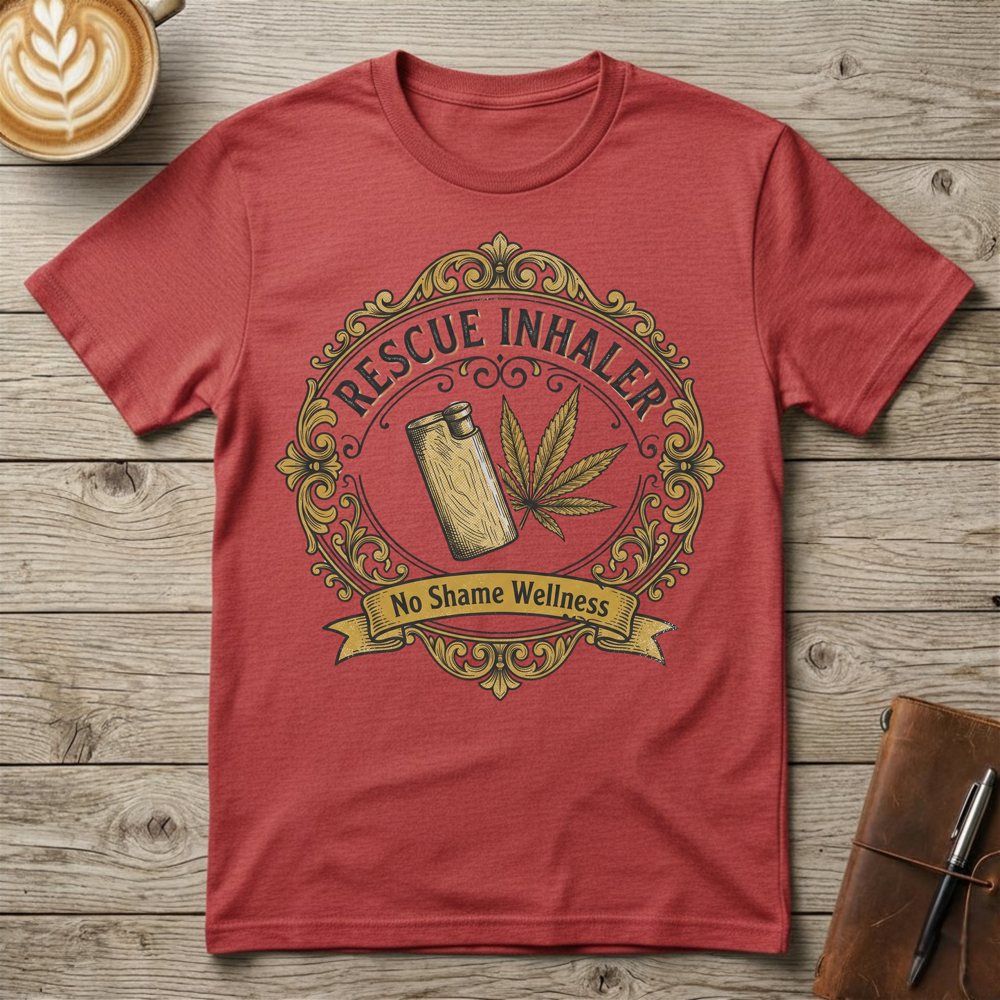 Rescue Inhaler Dugout GraphicT-Shirt