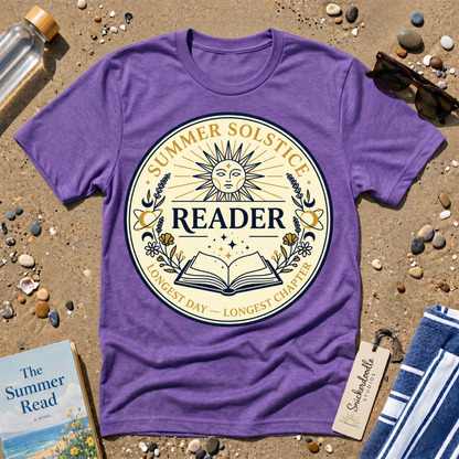 Mystical Summer Solstice Reader Graphic T‑Shirt