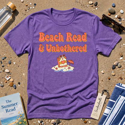 Beach Read & Unbothered Vacation Graphic T-Shirt