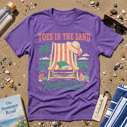 Vintage "Toes in the Sand" Distressed Graphic T-Shirt