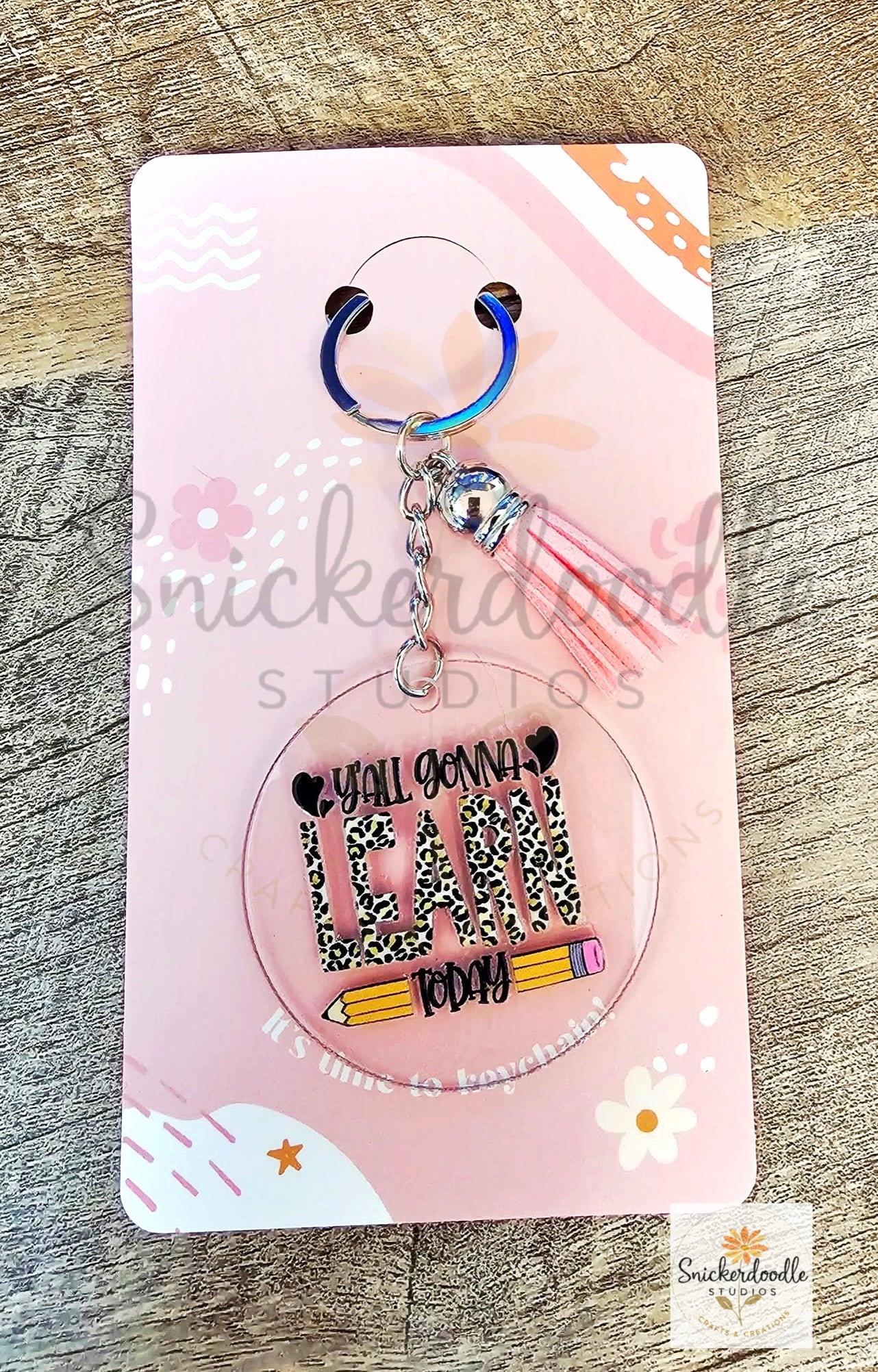 Learn Today Acrylic Keychain