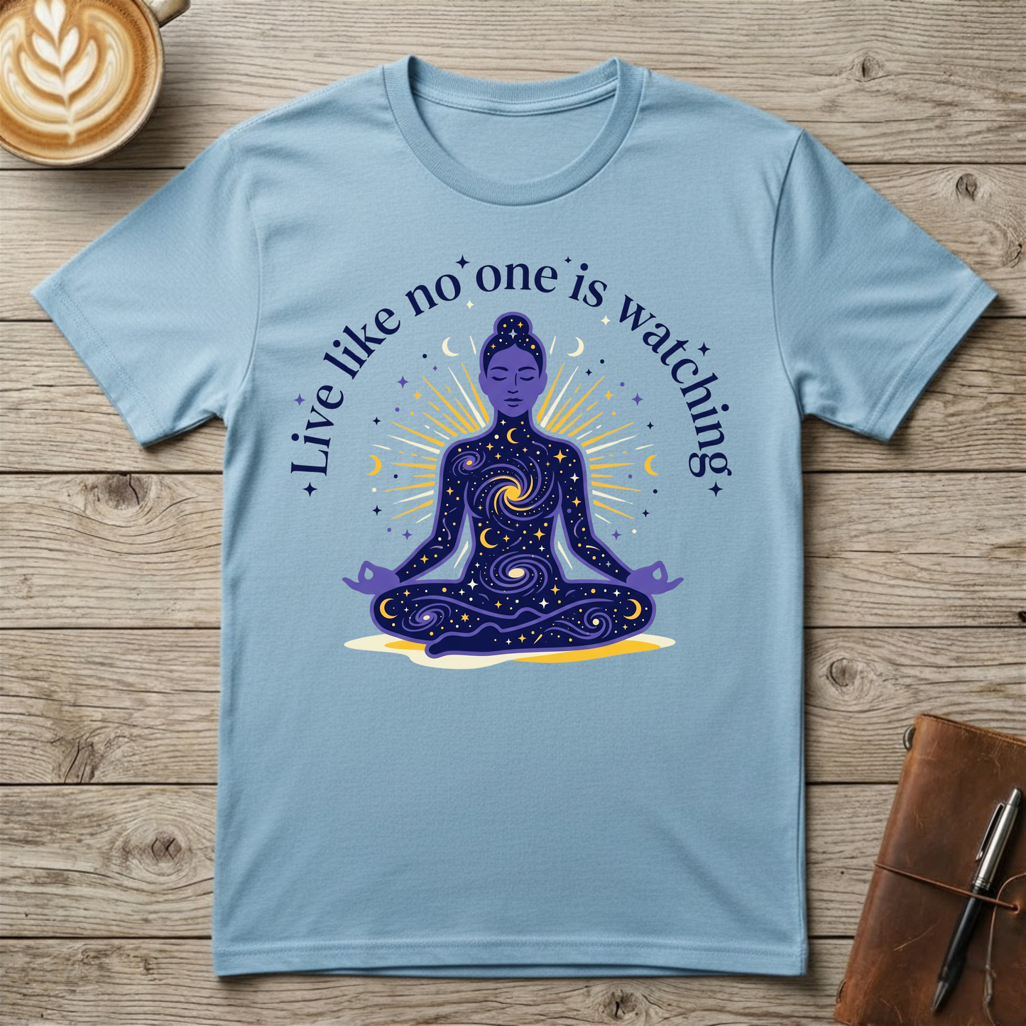 Celestial Meditation Graphic T-Shirt