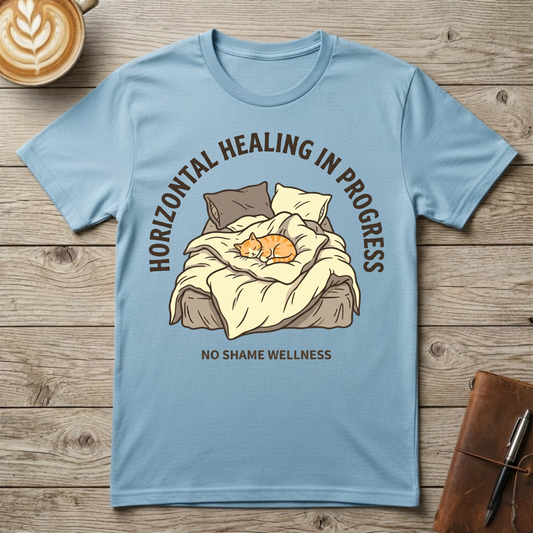 Horizontal Healing in Progress Graphic T-Shirt