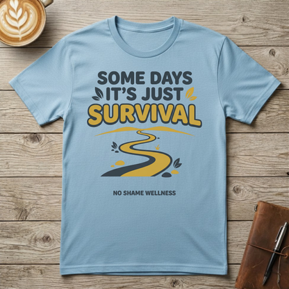 Some Days It's Just Survival Graphic T-Shirt