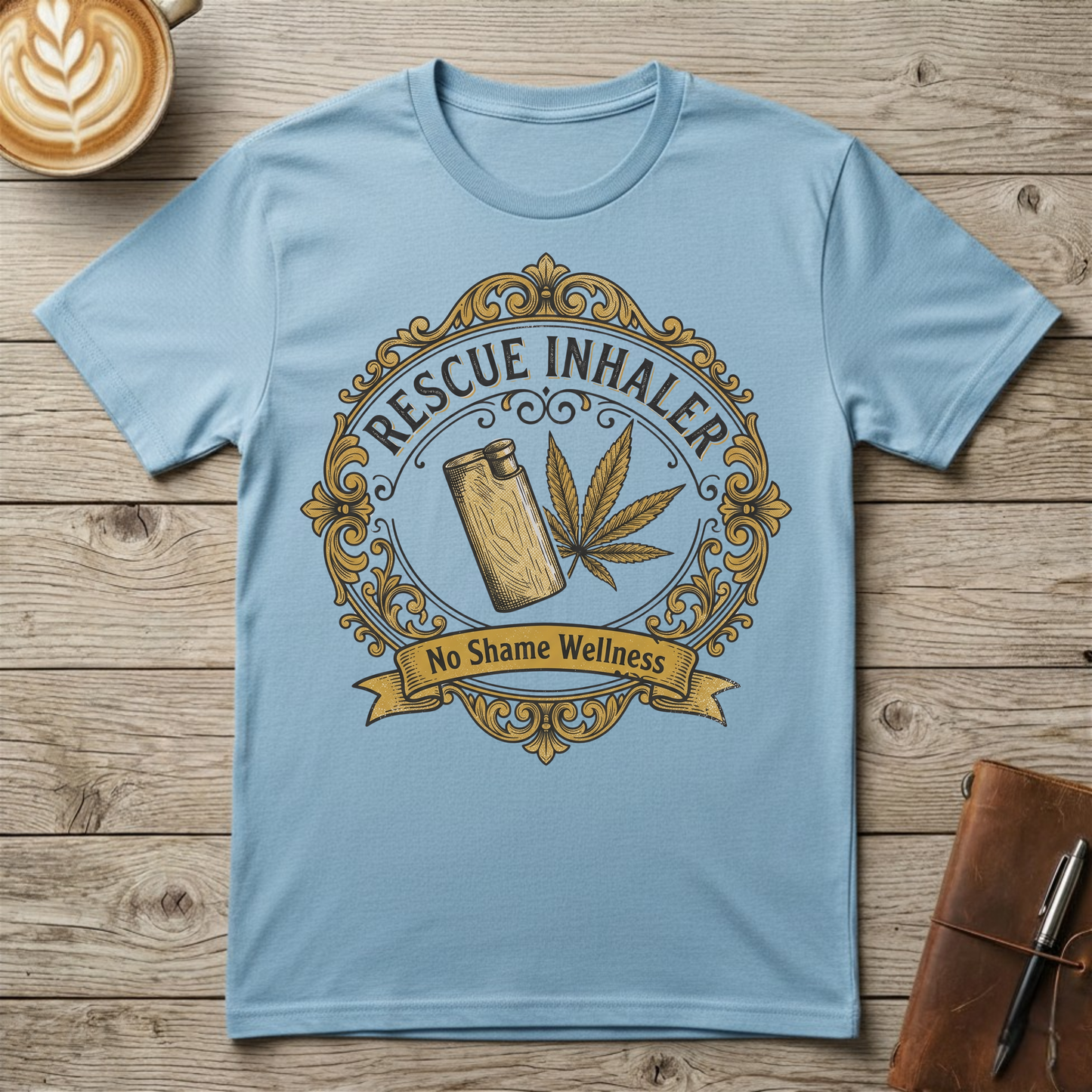 Rescue Inhaler Dugout GraphicT-Shirt