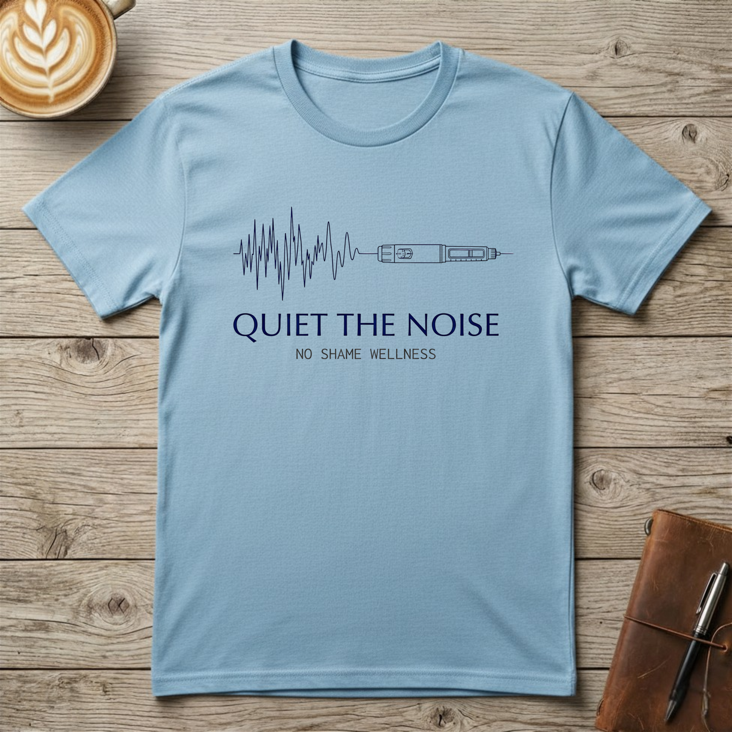 Quiet the Noise GLP-1 Graphic T-Shirt
