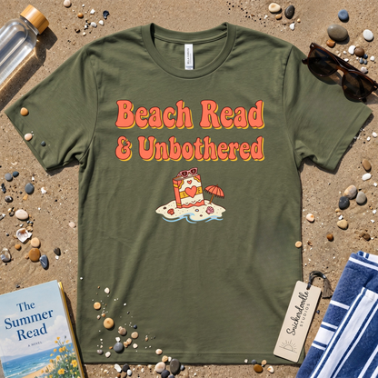 Beach Read & Unbothered Vacation Graphic T-Shirt