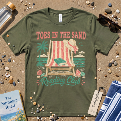 Vintage "Toes in the Sand" Distressed Graphic T-Shirt