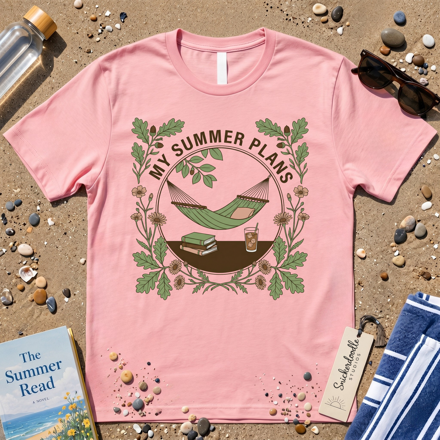 My Summer Plans Hammock Floral Graphic T-Shirt