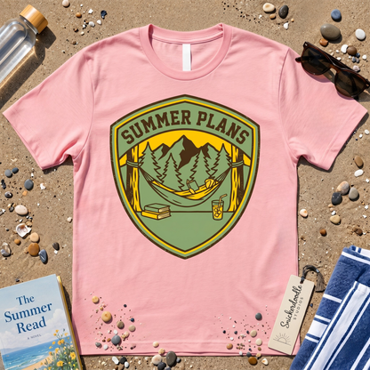 "Summer Plans" Hammock Camping Graphic T-Shirt