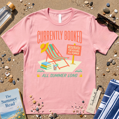 Currently Booked All Summer Long Beach Graphic T-Shirt