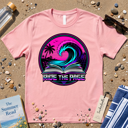 Ride the Page Retro Badge Graphic T-Shirt